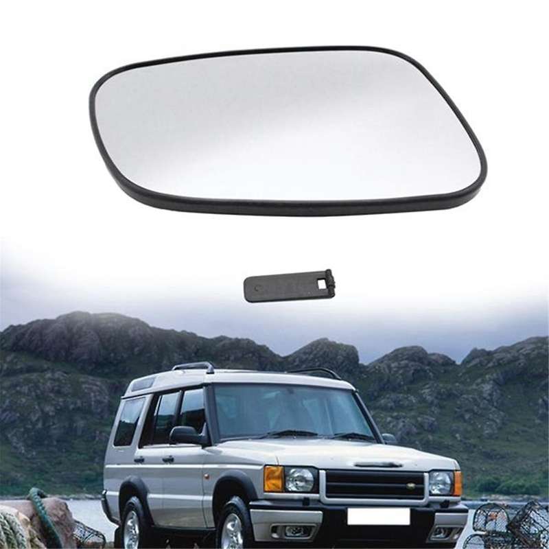for 2 1998-2004 Car Front Right Heated Side Door Wing Rear View Mirror Lens Glass Crd100640