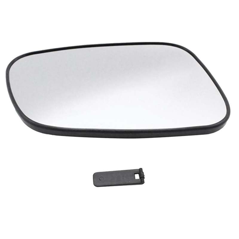 for 2 1998-2004 Car Front Right Heated Side Door Wing Rear View Mirror Lens Glass Crd100640