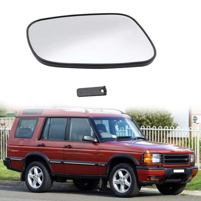 for 2 1998-2004 Car Front Right Heated Side Door Wing Rear View Mirror Lens Glass with Mount