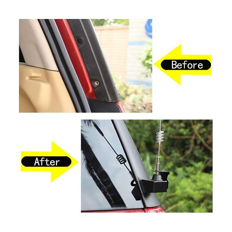 for 2 2007-2015 Car Trunk Antenna Bracket Holder Accessories