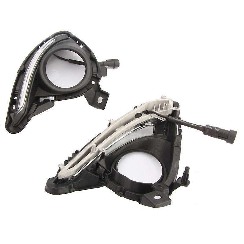 for 2 2015-2017 Cars Right & Left White LED Daytime Running Light DRL 2Pcs