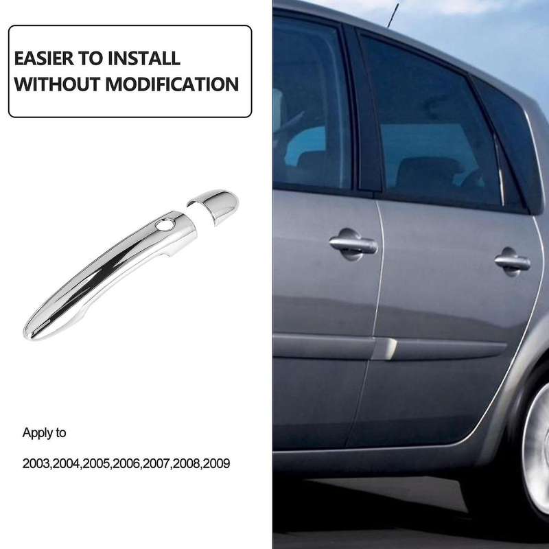 for 2 Ii 2003 2004 2005 2006 2007 2008 2009 Chrome Door Handle Catch Cover Trim Cap Accessories