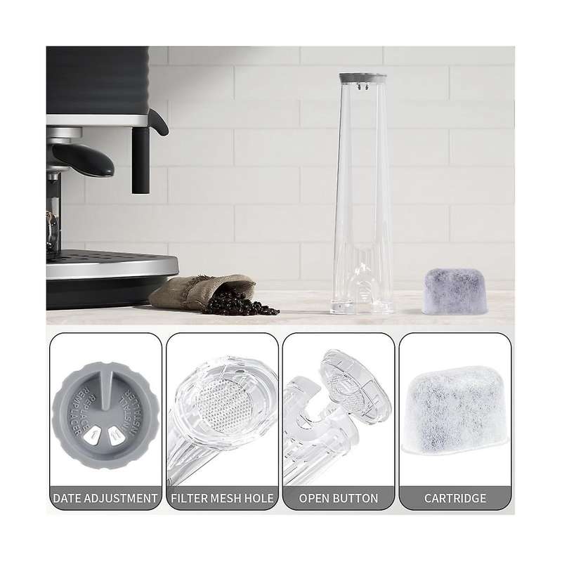 for 2.0 and K-slim Coffee Maker Parts Includes Side Reservoir Filter Holder and Water Filter Cartrid