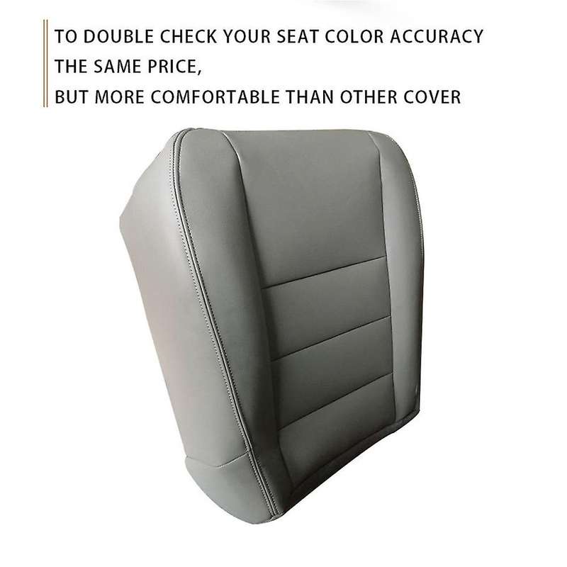 for 2002 -2007 F250 F350 Super Duty Lariat Driver Side Bottom Replacement Cloth Seat Cover Black