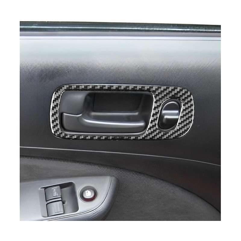 for 2003 2004 2005 Soft Carbon Fiber Inner Door Handle Cover Trim Sticker Accessories