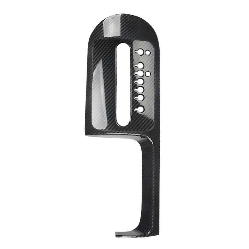 for 2003-2006 Carbon Fiber ABS Car Gear Shift Knob Panel Frame Cover Trim