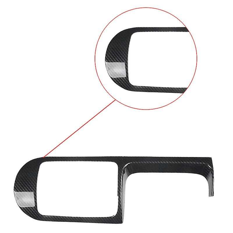 for 2003-2006 Carbon Fiber ABS Car Gear Shift Knob Panel Frame Cover Trim