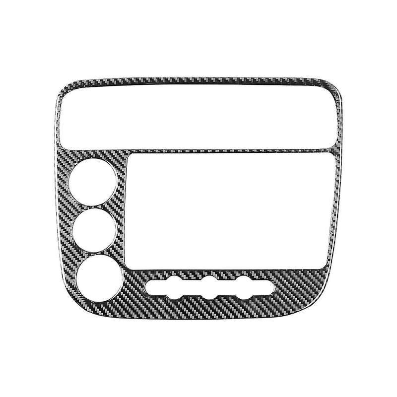 for 2003 2004 2005 Soft Carbon Fiber Central Control Panel Cover Trim Sticker Accessories