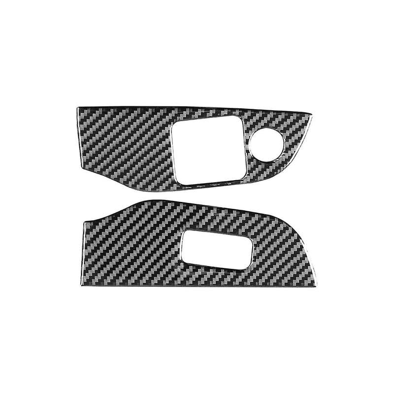 for 2003 2004 2005 Soft Carbon Fiber Window Lift Switch Button Cover Trim Sticker Accessories