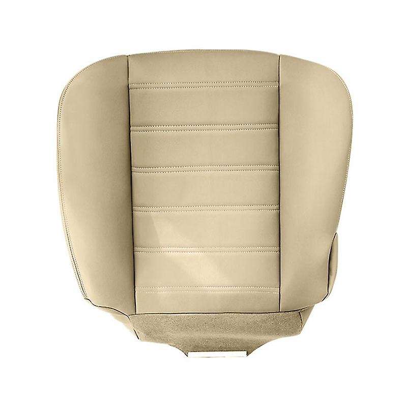 for 2003-2007 H2 Driver Side Bottom Synthetic Leather Seat Cover Beige