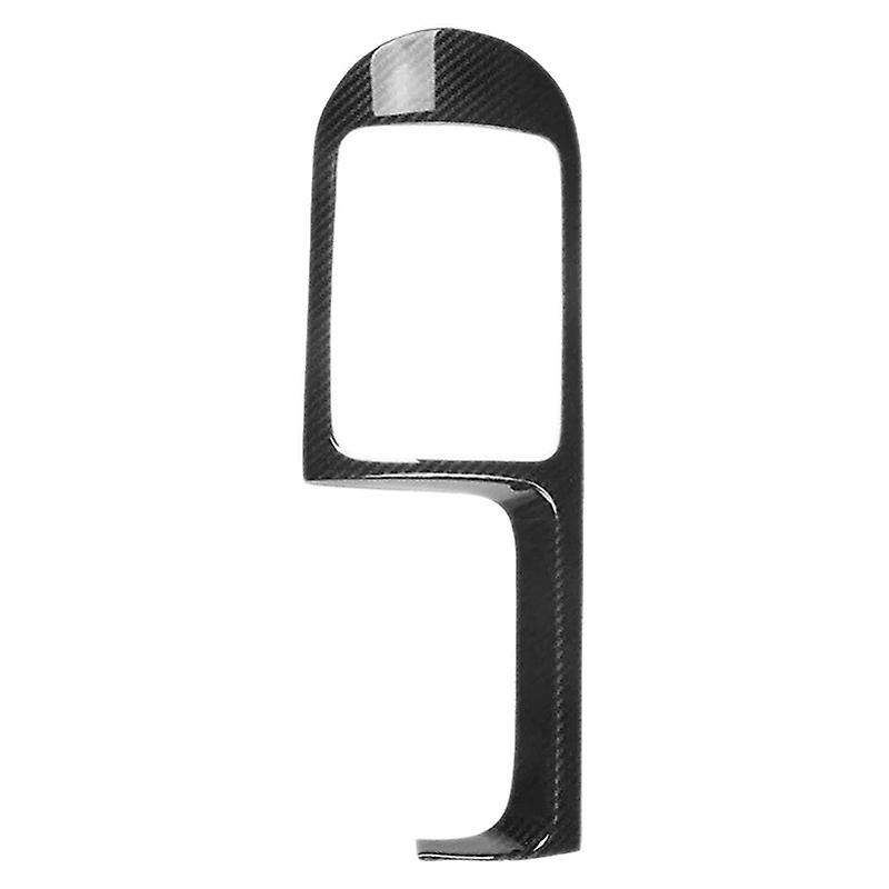 for 2003-2010 Carbon Fiber ABS Car Gear Shift Knob Panel Frame Cover Trim