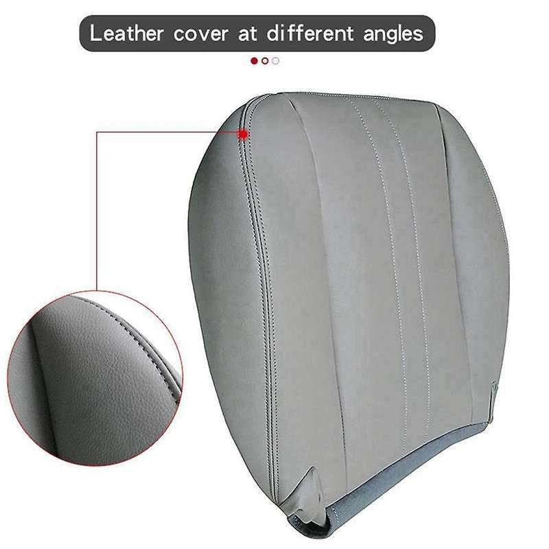 for 2003-2013 Express 1500 2500 3500 Van -Driver Bottom PU Leather Seat