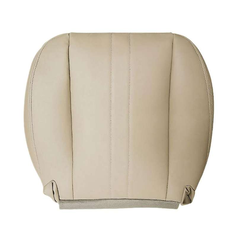 for 2003-2013 Express 1500 2500 3500 Van -Driver Bottom PU Leather Seat Cover Beige