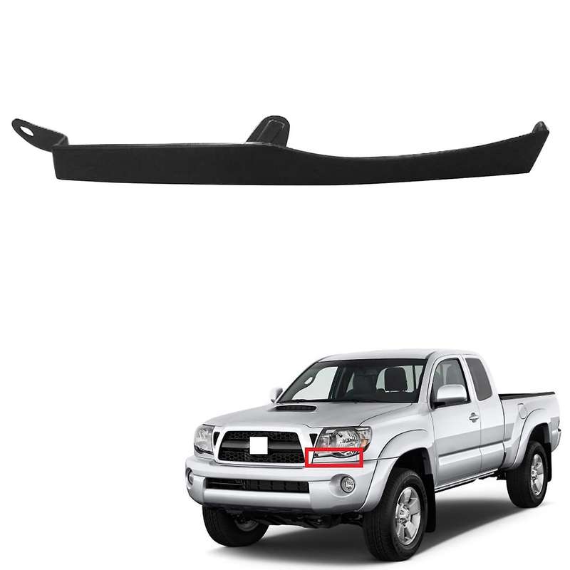for 2005 2006 2007 2008 2009 2010 2011 Car Front Bumper Headlight Filler Trim Panel Pair Black