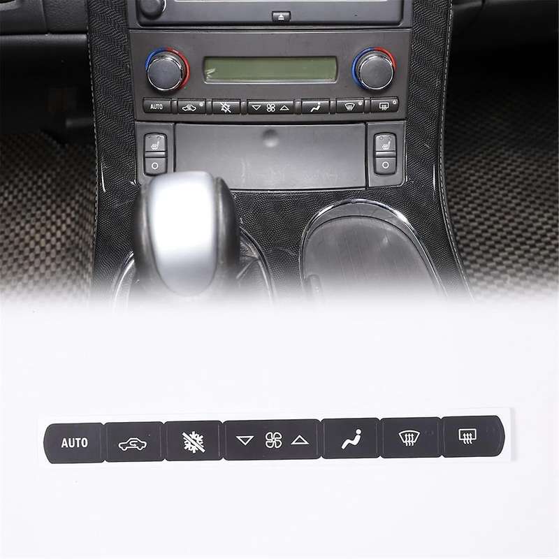 for 2005-2013 Car AC Air Conditioner Dash Button Sticker Repair Kit Accessories