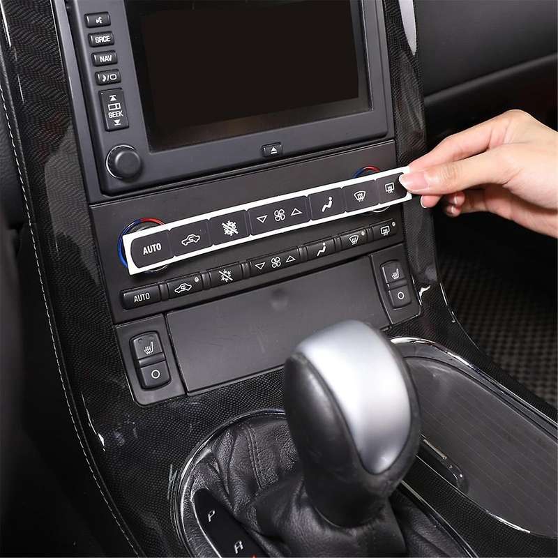 for 2005-2013 Car AC Air Conditioner Dash Button Sticker Repair Kit Accessories