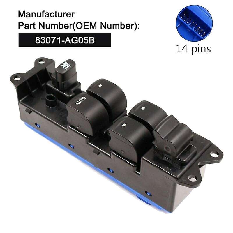 for 2005-2009 LEGACY Power Master Window Control Switch Front Left Driver Side LH 83071-AG05B 83071-