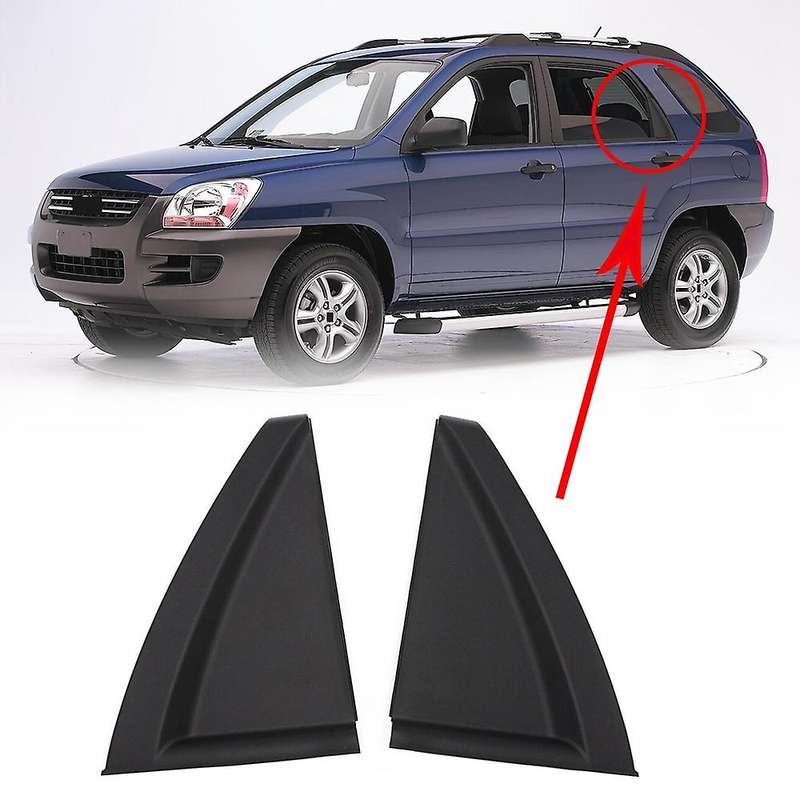 for 2006-2009 2010 Rear Window Cover Kits Side Door Triple-cornered Pillar Trim Protector Accessorie