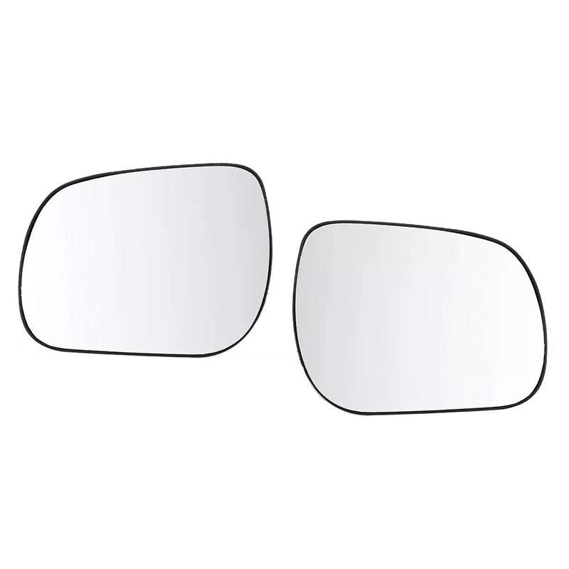 for 2006 2007 2008 2009 2010 2011 2012 2Pcs Car Heated Rearview Side Mirror Glass with Base