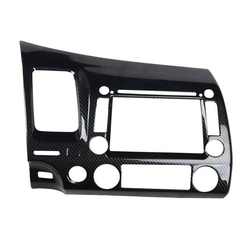for 2006-2011 Carbon Fiber Style Interior Central Control Panel Trim