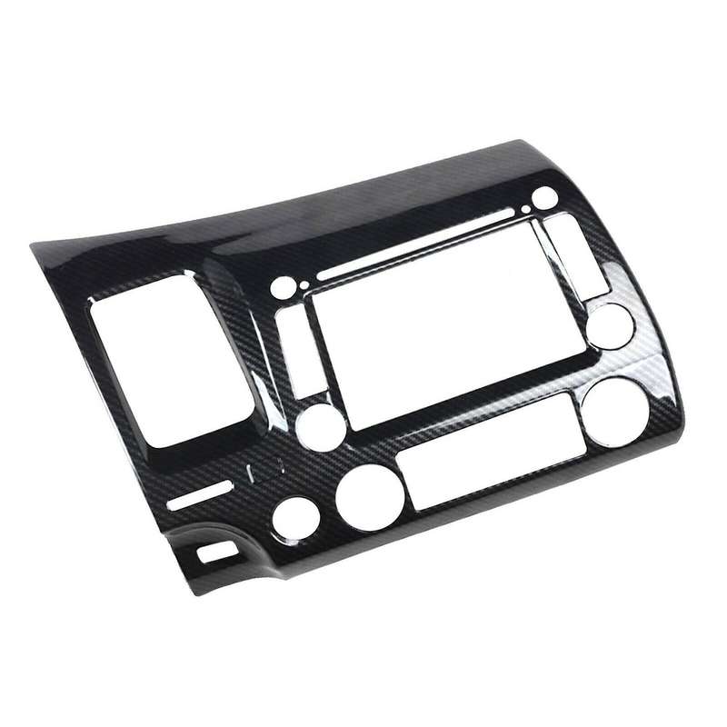 for 2006-2011 Carbon Fiber Style Interior Central Control Panel Trim