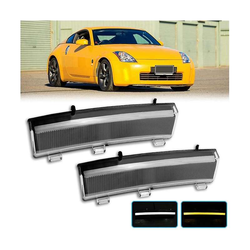 for 2006-2009 350z Led Turn Signal Lights Side Marker with Drl