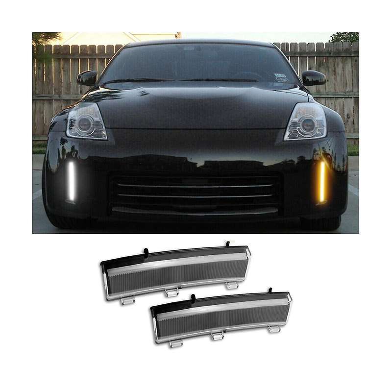 for 2006-2009 350z Led Turn Signal Lights Side Marker with Drl