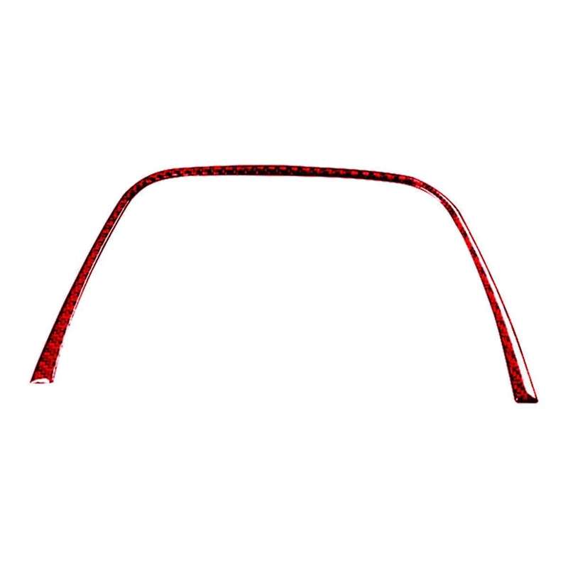 for 2006-2011 Red Carbon Fiber Speedometer Upper Panel Sticker Trim