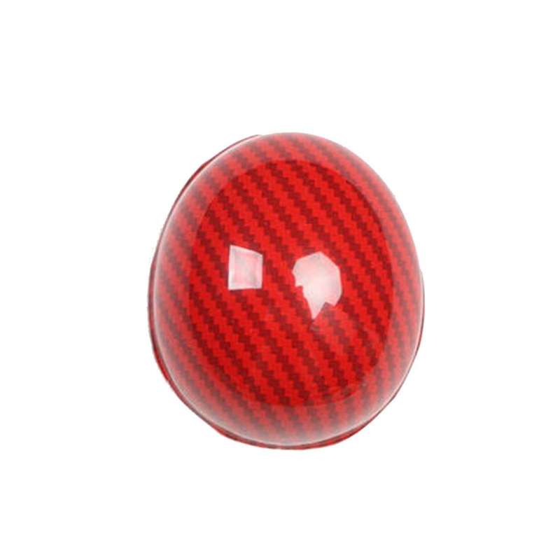 for 2006-2011 Red Carbon Fibre Central Console Gear Shift Knob Cover