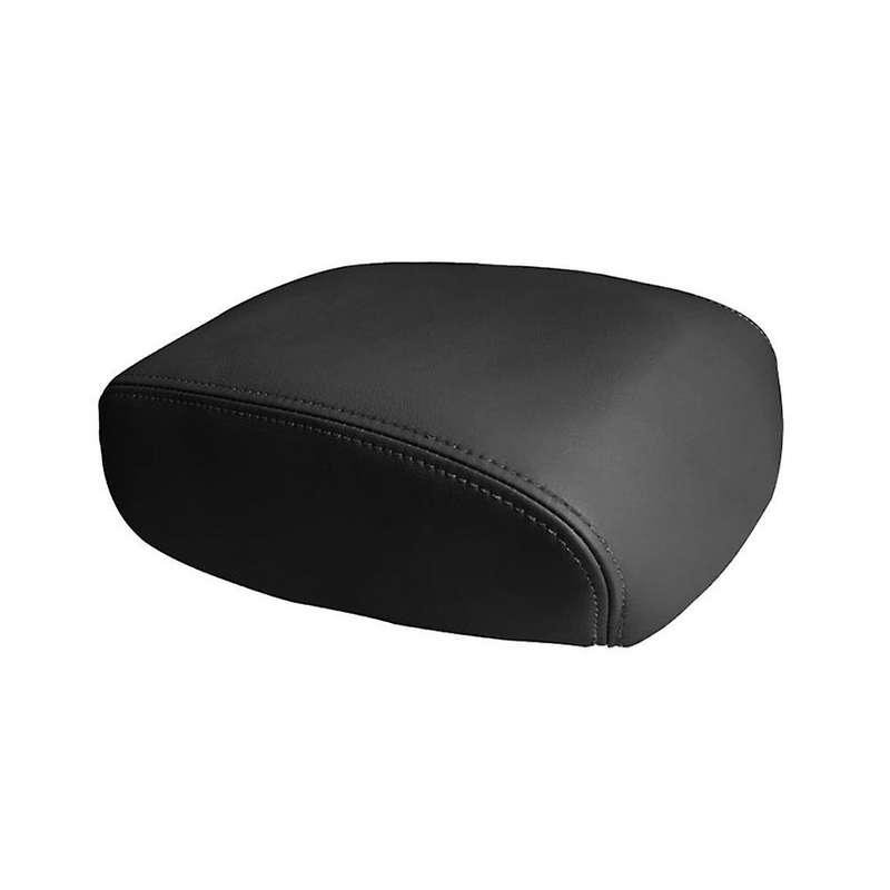for 2006-2014 PU Leather Center Console Lid Armrest Cover Sticker Trim Black