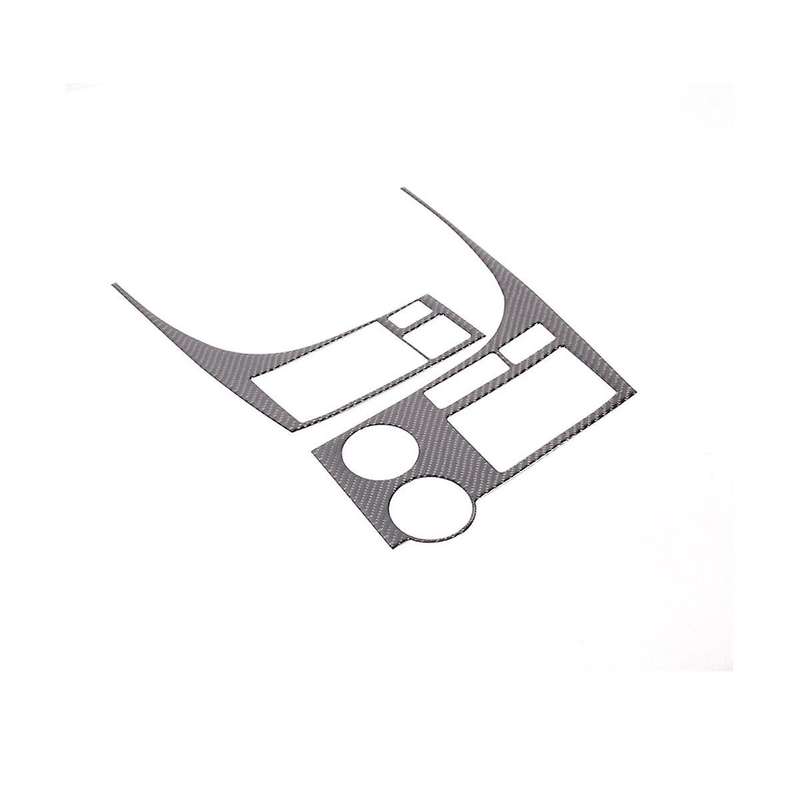 for 2007-2013 Lhd Car Dashboard Panel Decorative Stickers Trim Accessories - Soft Carbon Fiber