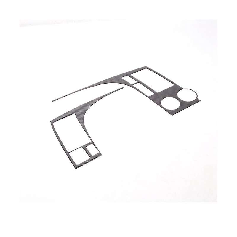 for 2007-2013 Lhd Car Dashboard Panel Decorative Stickers Trim Accessories - Soft Carbon Fiber