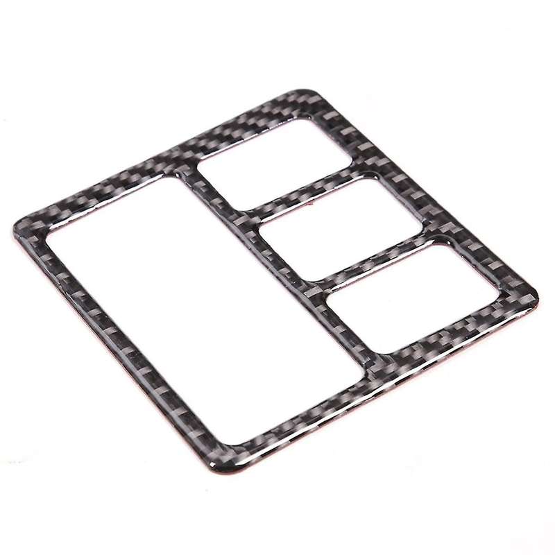 for 2007-2013 LHD Soft Carbon Fiber Car Center Console Tow Haul Switch Trim Sticker Interior Accesso
