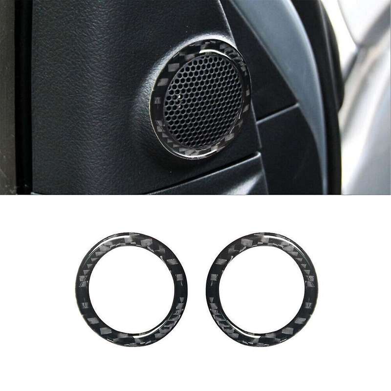 for 2007-2013 Soft Carbon Fiber Center Console Full Set Interior Kit Cover Sticker Trim Accessories