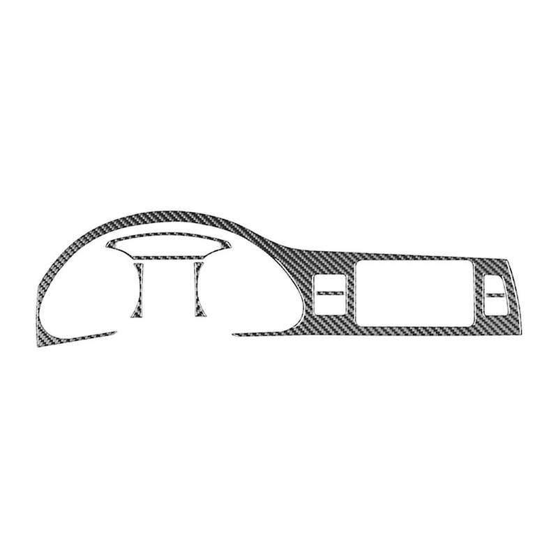 for 2007-2015 LHD Real Soft Carbon Fiber Car Dashboard Frame Speedometer Cover Trim Interior Accesso