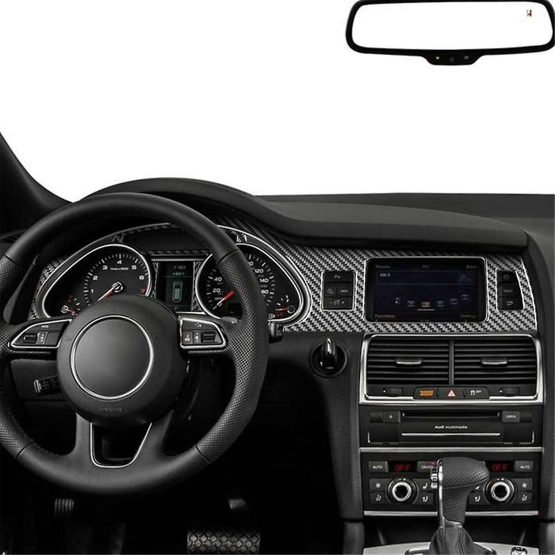 for 2007-2015 LHD Real Soft Carbon Fiber Car Dashboard Frame Speedometer Cover Trim Interior Accesso