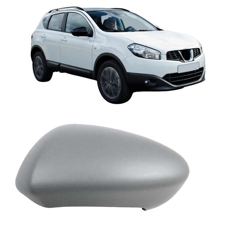 for 2007-2014 Side Door Rearview Mirror Cover Trims Car Accessories Left Side Grey