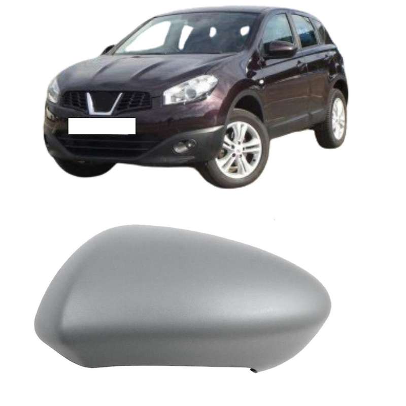 for 2007-2014 Side Door Rearview Mirror Cover Trims Car Accessories Left Side Grey