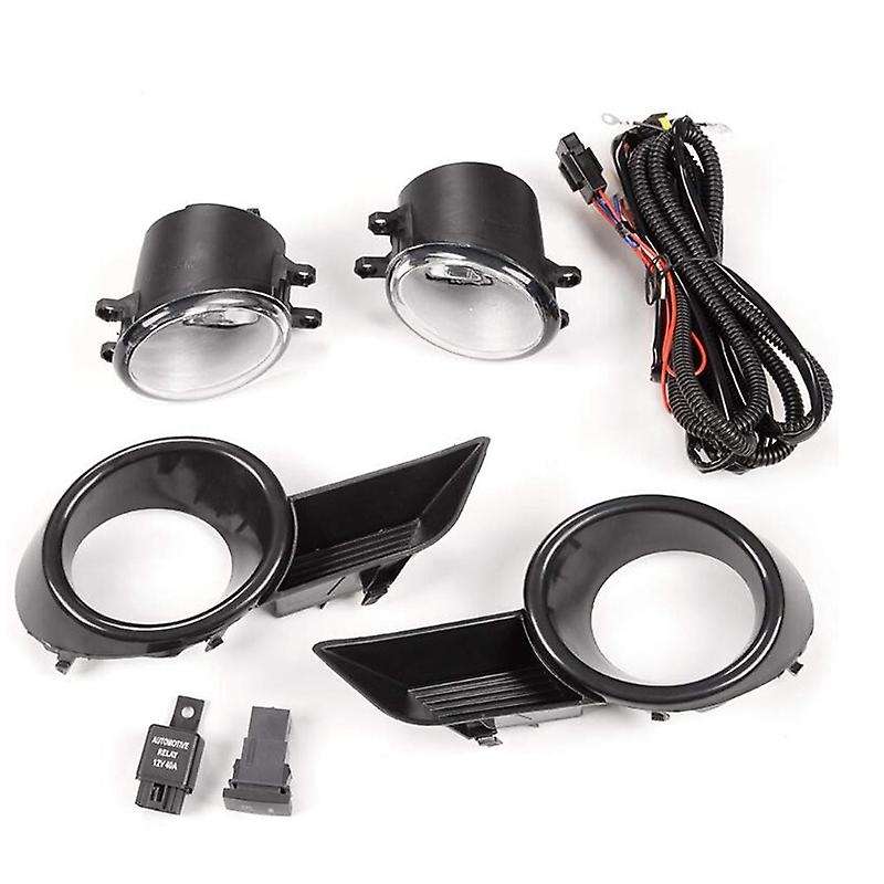 for 2008-2011 Clear Lens Bumper Driving Fog Light Bulbs Switch