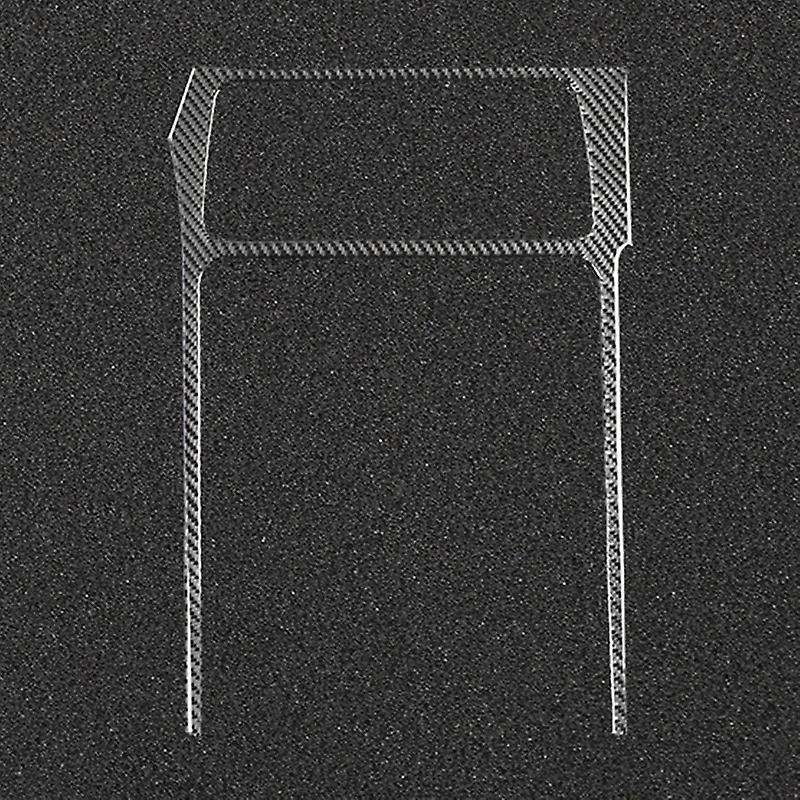 for 2008-2014 Car Accessories Carbon Fiber Center Console A/C Radio Panel Trim Cover Sticker, Black