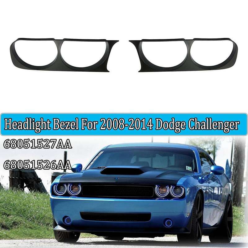 for 2008-2014 Front Right & Left Side Headlight Lamp Bezel Trim 68051526AA 68051527AA
