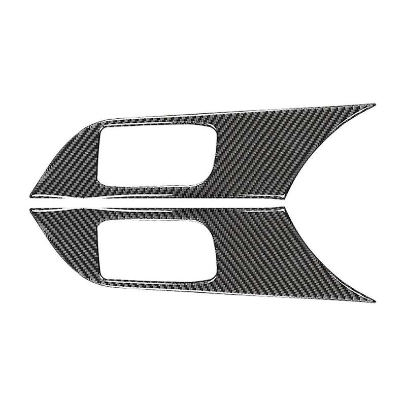 for 2008-2015 Carbon Fiber Car Inner Door Handle Pull Sticker Cover Trim Frame Decorative Accessorie