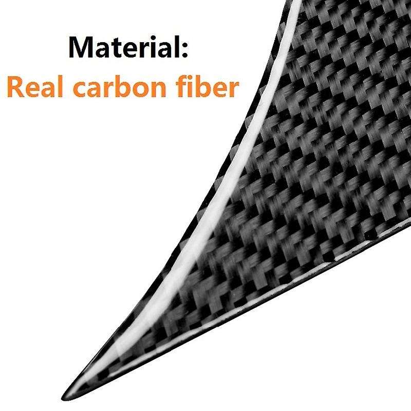 for 2008-2015 Carbon Fiber Car Inner Door Handle Pull Sticker Cover Trim Frame Decorative Accessorie