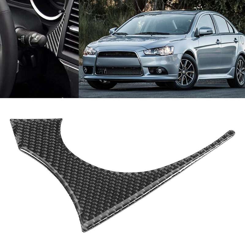 for 2008-2015 Car Carbon Right Side of Speedometer Sticker Button Cover Trim Accessories(LHD)