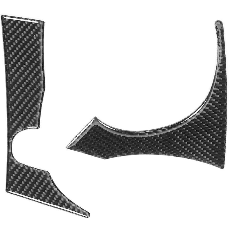 for 2008-2015 Car Carbon Right Side of Speedometer Sticker Button Cover Trim Accessories(LHD)