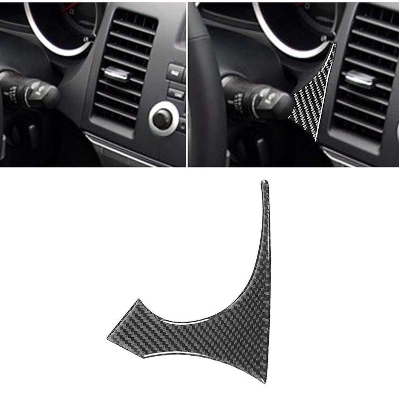 for 2008-2015 Car Carbon Right Side of Speedometer Sticker Button Cover Trim Accessories(LHD)