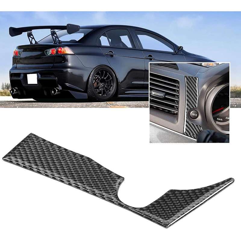 for 2008-2015 Car Carbon Right Side of Speedometer Sticker Button Cover Trim Accessories(LHD)