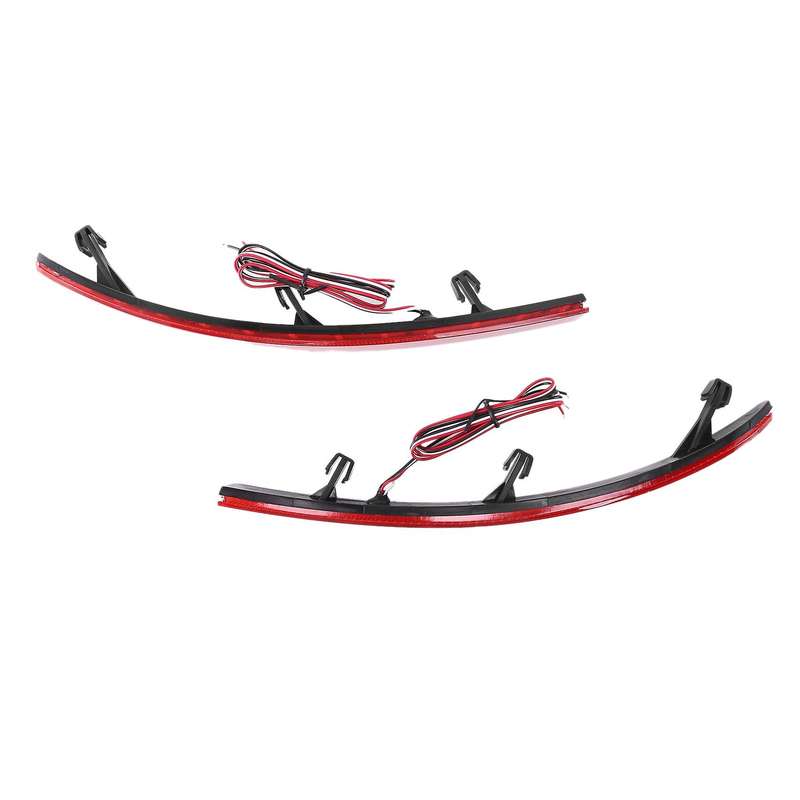 for 2008-2015 Rear Bumper Brake Light LED Reflector Taillight Fog Light Parking Lamp