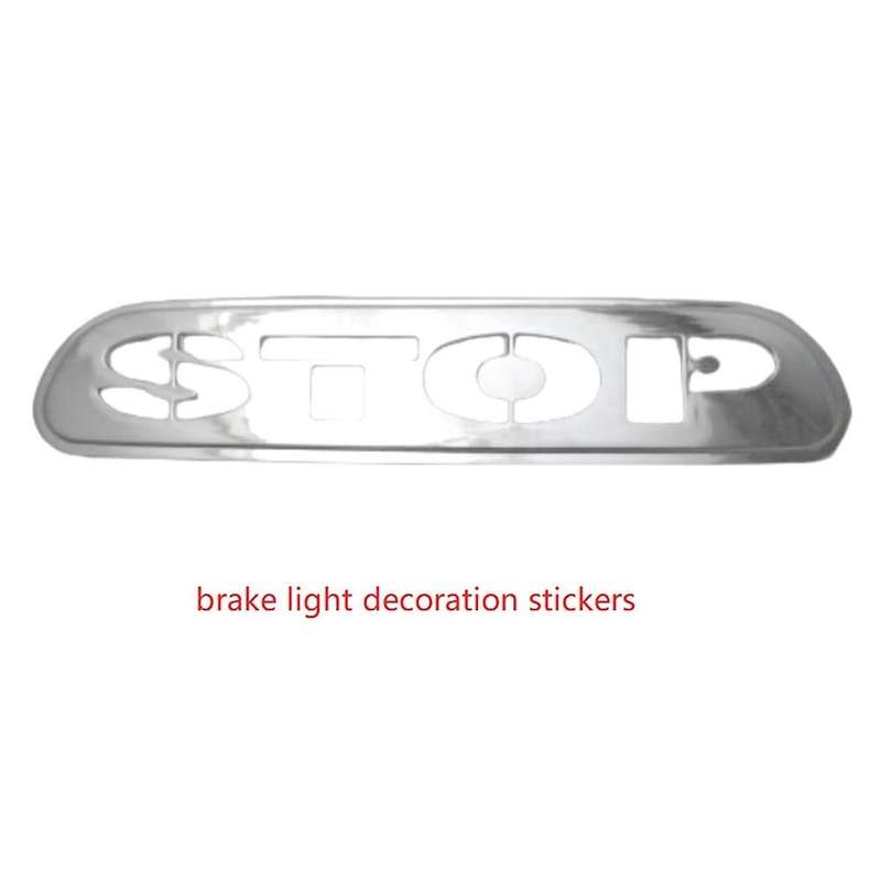 for 2008-2016 STOP High Position Brake Light Sequins Car Brake Light Decor Sticker Lamp Cover Access