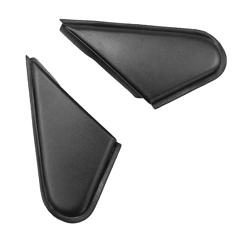 for 2008-2015 Front L+R Mirror Outer Triangular Cover Pillar Triple-cornered Plate Trim